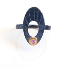 Load image into Gallery viewer, Pink Sapphire Portal Ring
