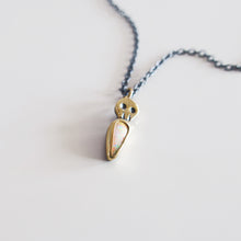 Load image into Gallery viewer, Opal Skull Necklace