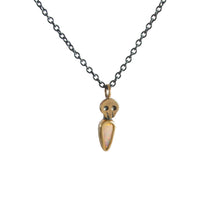 Load image into Gallery viewer, Opal Skull Necklace