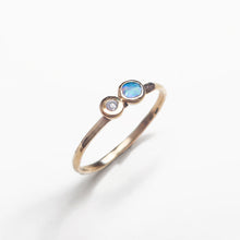 Load image into Gallery viewer, Opal and Diamond Ring