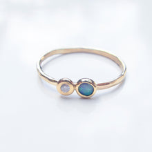 Load image into Gallery viewer, Opal and Diamond Ring