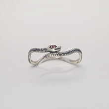Load image into Gallery viewer, Pink Sapphire Viper Ring
