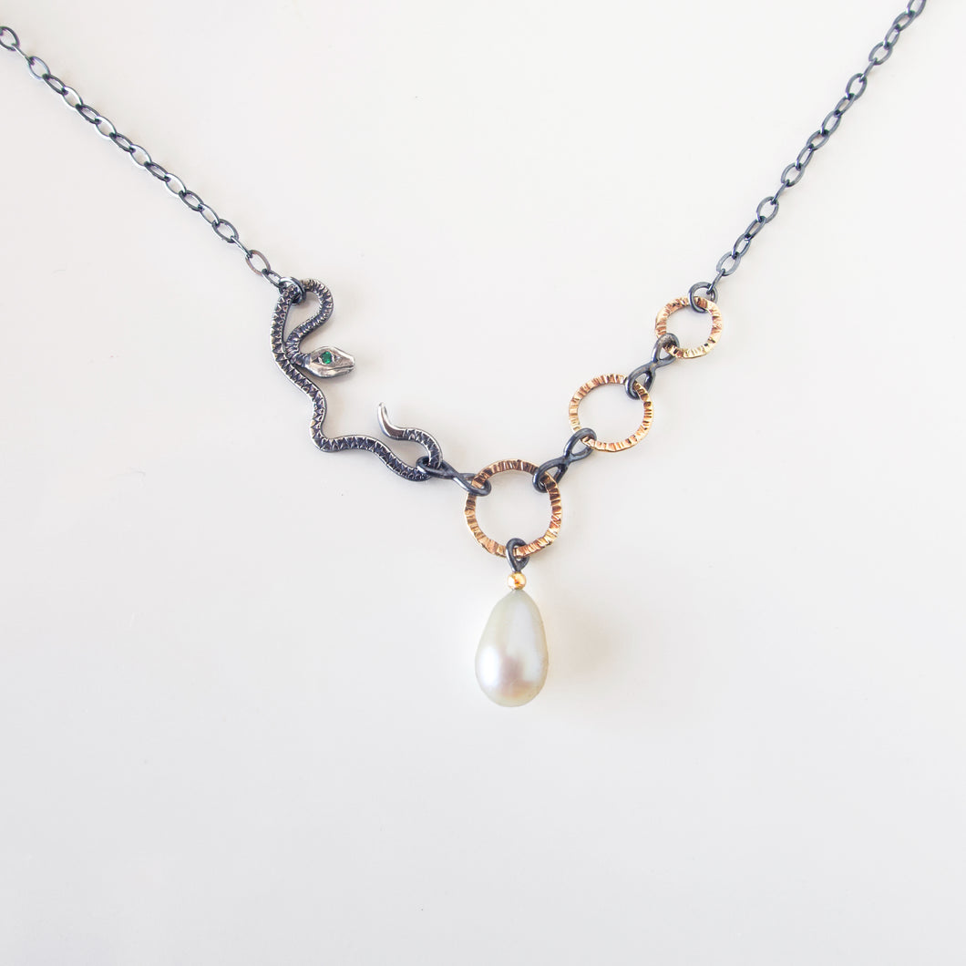 Pearl Viper Necklace