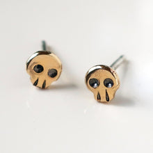 Load image into Gallery viewer, Little Skull Earring Pair
