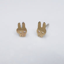 Load image into Gallery viewer, Bunny Skull Studs
