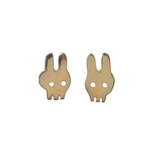 Load image into Gallery viewer, Bunny Skull Studs
