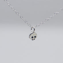 Load image into Gallery viewer, Mini Skull Necklace
