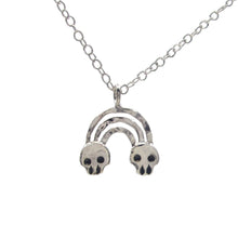 Load image into Gallery viewer, Rainbow Skull Necklace
