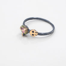 Load image into Gallery viewer, Tourmaline Skull Ring
