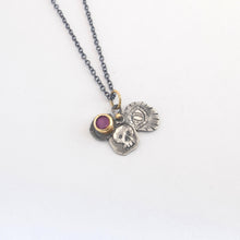 Load image into Gallery viewer, Ruby Charm Necklace
