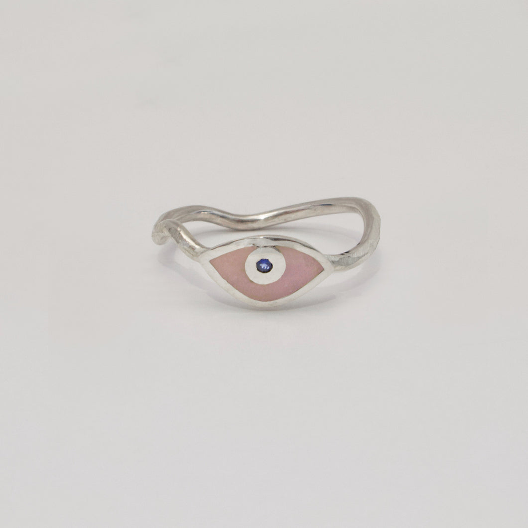 Blue Sapphire Protection Ring